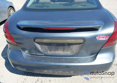 2006 Pontiac Grand Prix from USA, damaged, VIN 2G2WP552161284155